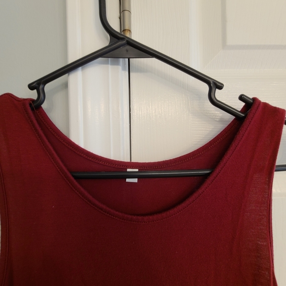 Unbranded Women's Large Burgundy Dress Casual - Picture 2 of 16
